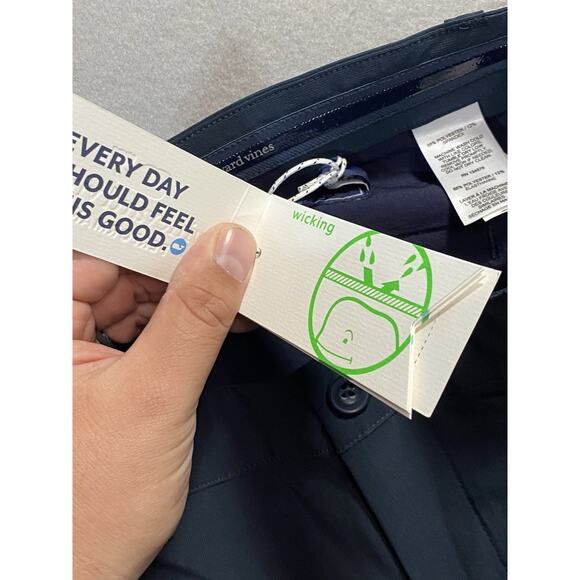 Vineyard Vines Men’s 33x34 Breaker Performance Slash Pocket Pants Navy - Picture 13 of 14